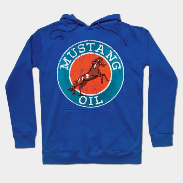 Mustang Oil Hoodie by MindsparkCreative